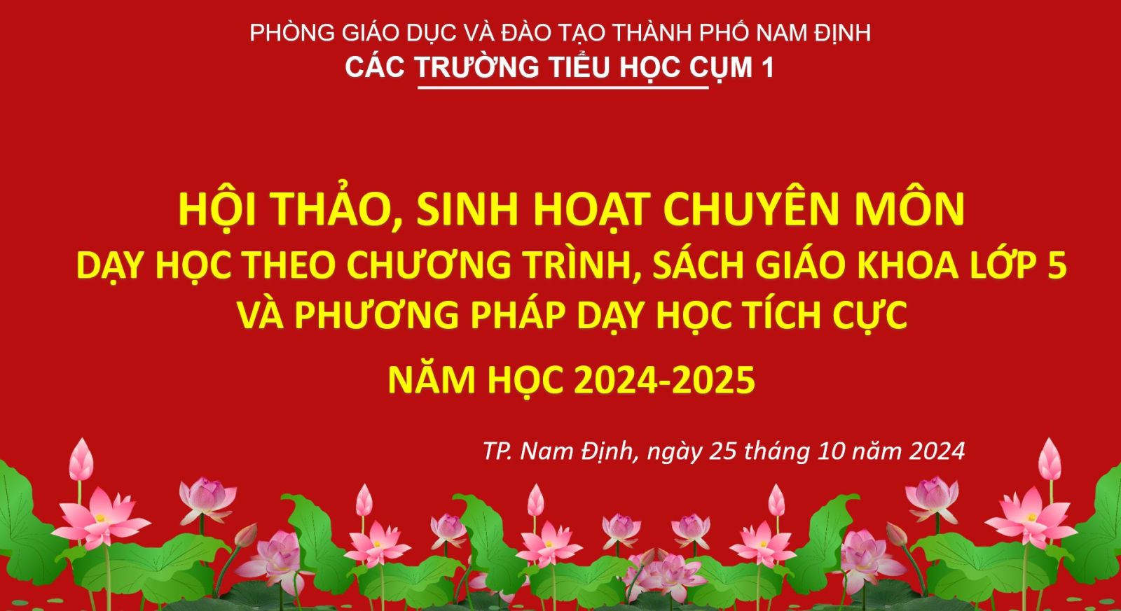 GIÁO VIÊN TRƯỜNG TH PHẠM HỒNG THÁI KHẲNG ĐỊNH NĂNG LỰC TRONG HỘI THẢO, SINH HOẠT CHUYÊN MÔN NĂM HỌC 2024 - 2025